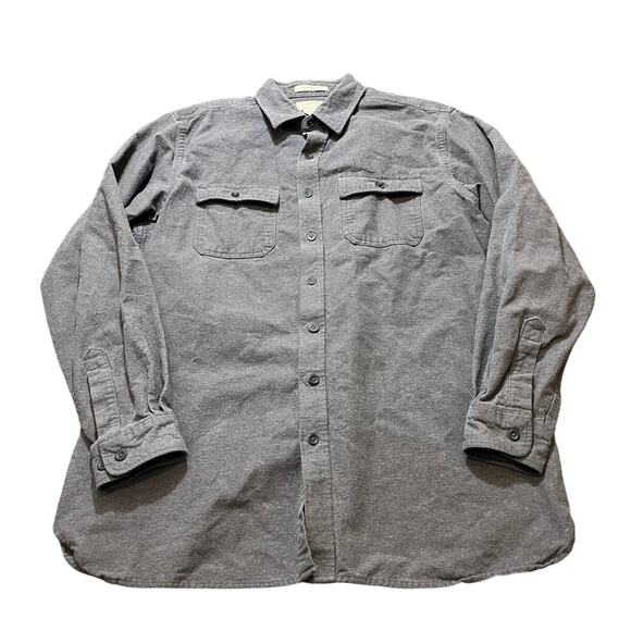 LL BEAN CLASSIC CHAMOIS CLOTH SHIRT TRADITIONAL FIT MEN XL TALL XLT‎ GRAY - Picture 1 of 6